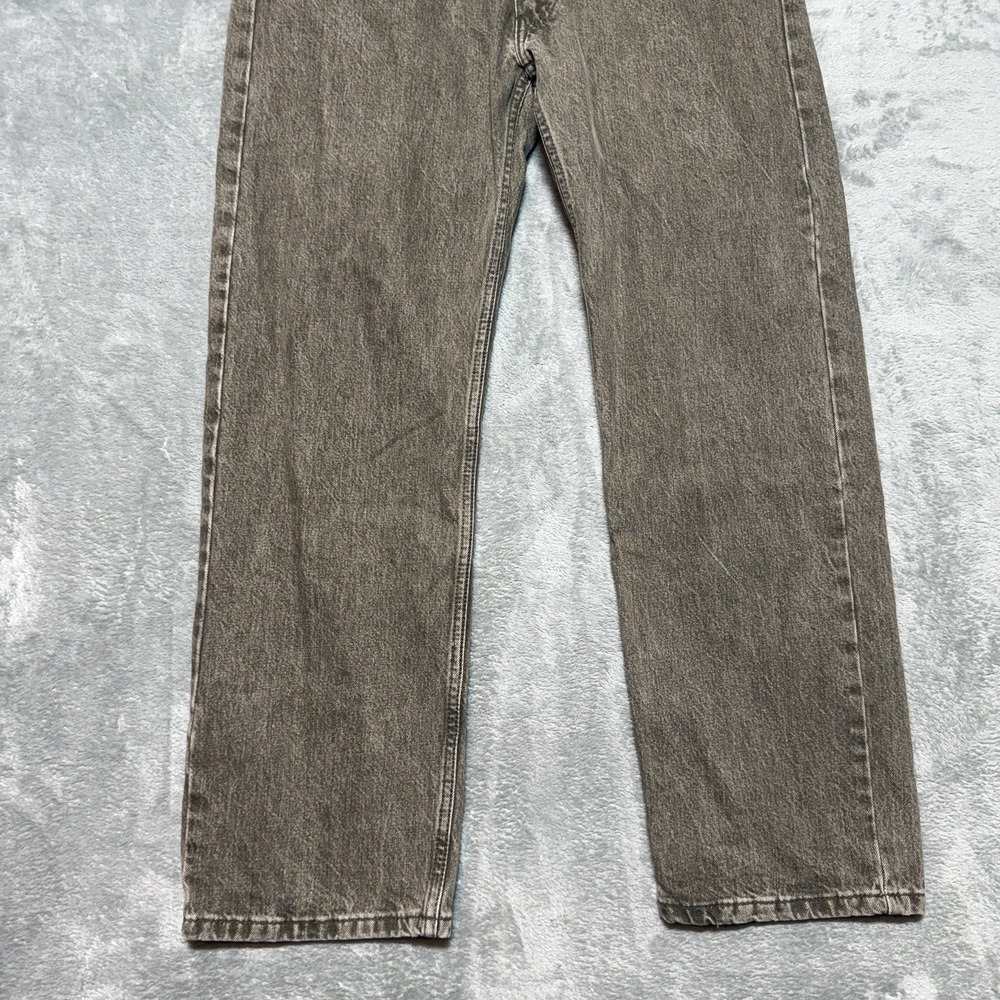 Levi's 555 Jeans Men Size 33x30 Brown Relaxed Straight Denim - Picture 6 of 11
